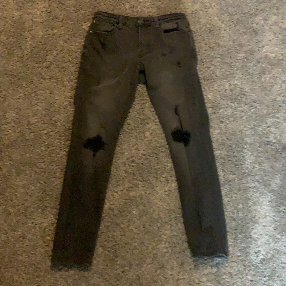 Aeropostale Dark Ripped Jeans